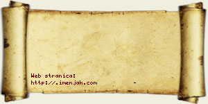 Jabuka Rakezić vizit kartica